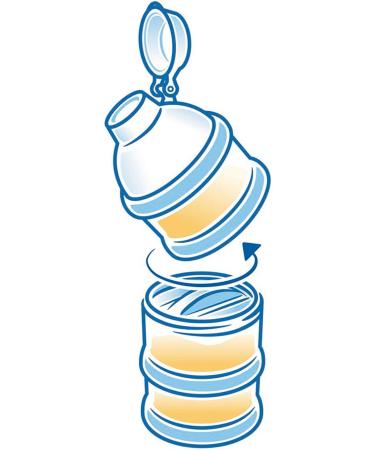 Nuk 710393 Powdered Milk Container - Grey | Convenient Baby Formula Storage - Buy Online on GoSupps.com