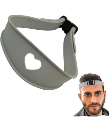 Hairline Shaping Tool - Hairline Haircut Shaping Tool Adjustable Curved Silicone Haircut Bands for Hair Salons and Home Gray - Buy Online on GoSupps.com