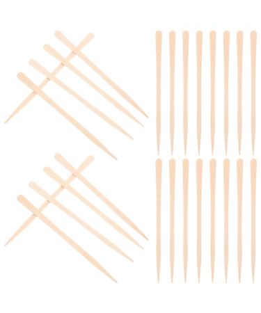 Healvian wax sticks made of wood 100 pieces of wax spatula stick chin hair removal wax applicators Magic bars wooden handicraft sticks to remove hair eyebrows and noses