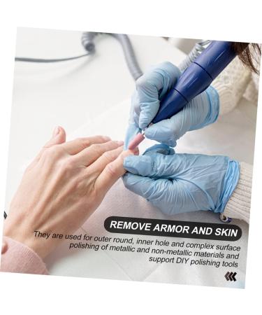 Housoutil 1 Set Nail Color Sand Cap Power Tools Nail Drill Bit Caps Electric Nail File Replacement Hand Wisking Tool Electric Manicure Grinding Head Sandblasting Manual Remover 2x1.5cm Blue 1 - Buy Online on GoSupps.com