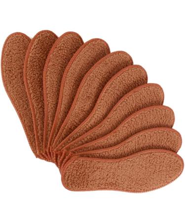 FRCOLOR 10 Pairs Thickened Wool Insoles - Deodorizing Cotton Shoe Inserts for Winter Comfort - Buy Online on GoSupps.com