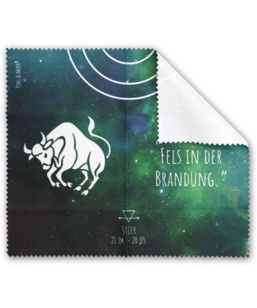 Zodiac Sign Taurus Glasses Cleaning Cloth - Premium Microfiber for Glasses Smartphones Tablets & More - Buy Online on GoSupps.com