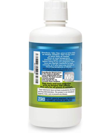 NutriNoche Liquid Magnesium | 30 PPM Nano Magnesium | Colloidal Minerals 32 Fl Oz - Buy Online on GoSupps.com