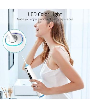 GeRRiT Cordless Water Flosser - IPX7 Waterproof Dental Oral Irrigator with 4 Modes & Detachable Tank | White & Black Colors for Home & Travel - Buy Online on GoSupps.com