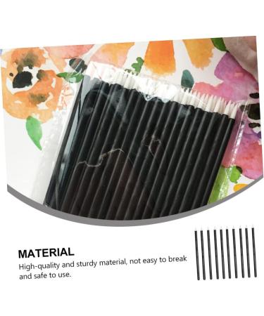 FOMIYES 100pcs Disposable Eyeliner Liquid Eyeliner White Makeup Fiber Eyeliner Head Eyelash Mascara - Buy Online on GoSupps.com