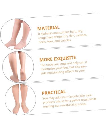 Women's Socks 2 Pairs Exfoliating Moisturising Socks Socks Shoes Care Stocking Spa Socks Girls Boots Sebs Moisturising Socks - Buy Online on GoSupps.com