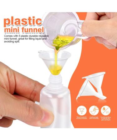 Fandamei 10 PCS Precision Tip Applicator Bottle Set with Mini Funnel - 30ml Fine Needle Tip Squeeze Bottles for DIY Crafts - Buy Online on GoSupps.com