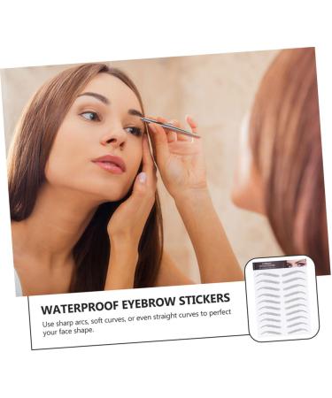 Balacoo 3 Sheets Waterproof Eyebrow Stickers 4d Hair Imitation Eyebrow Sticker Post Paper 6 Proof - Buy Online on GoSupps.com
