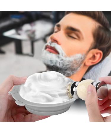 ADORILA 2 Pack Collapsible Shaving Bowl with Carabiner - Silicone Shaving Soap Mug for Travel - Men's Wide Mouth Wet Razor Shave Cream Bowl - Buy Online on GoSupps.com