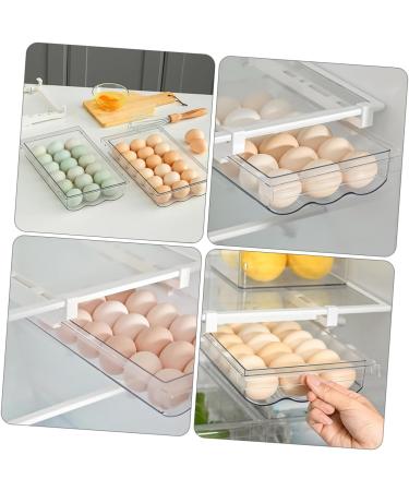 Mikinona Egg Storage Box Storage Drawers Fridge Crisper Fridge Egg Holder Bin Multifunction re-usable - Buy Online on GoSupps.com