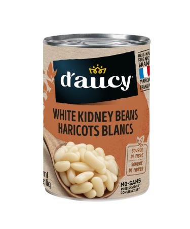 d'aucy White Kidney Beans Canned Vegetables Source of Fibre No Preservatives Tasty Legumes 398ml