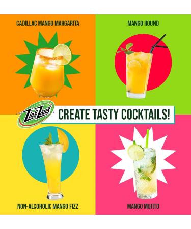 Zing Zang Mango Margarita Mix - All Natural 3 Fruit Juice Blend, Non Alcoholic Cocktail Mixer - 1.75L Bottle - Buy Online on GoSupps.com