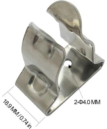 Milky Ocean Stainless Steel Spring Clips Hook Tool Holder for Boat & Marine Accessories - Pack of 2 (Small) - Buy Online on GoSupps.com