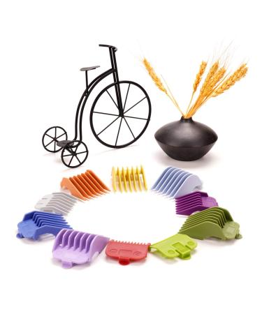 10 Color Hair Trimmer Guard Combs Set #3170-400 - 1/16 to 1 Inch, Coded Cutting Guides for Clippers/Trimmers - Buy Online on GoSupps.com