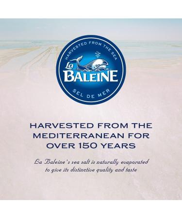 La Baleine Salt Coarse Sea Salt Grinder for Cooking and Seasoning Pack of 6 x 180g - Buy Online on GoSupps.com