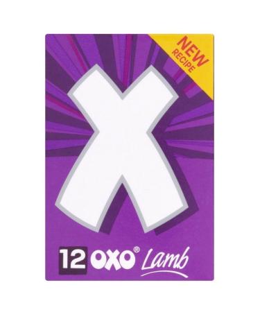OXO Stock Cubes Lamb (12x5.9g) - Pack of 6