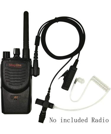 Motorola Walkie Talkie Earpieces with Mic - 2 Pin Acoustic Tube Headset and PPT (2 Pack) - Buy Online on GoSupps.com