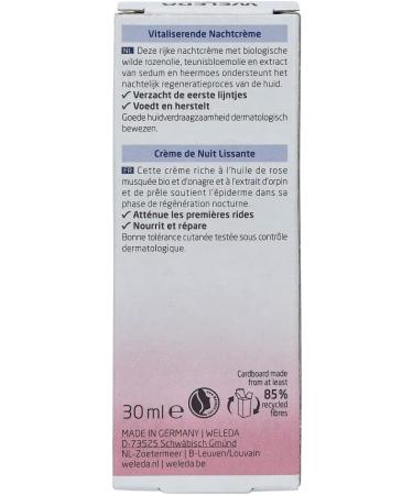 Weleda Smoothing Night Cream Wild Rose - 1 fl oz | Best Night Moisturizer for Radiant Skin - International Shipping Available - Buy Online on GoSupps.com