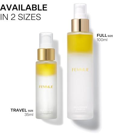FEMMUE Dual Essence Camellia Hydrating Face Toner Mist (1.18 oz Travel Size) | Light & Refreshing Facial Moisturizer | Korean Skincare 1.18 Ounce (Pack of 1) - Buy Online on GoSupps.com
