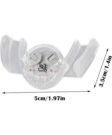 Shop Clicitina Halloween Glitter Tooth Replacement | Glow-in-the-Dark Novelty Teeth & Braces - BUQ27 White - Buy Online on GoSupps.com