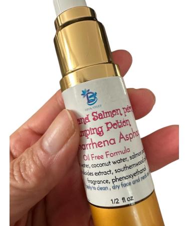 Diva Stuff Pink Coconut & Salmon Pdrn Facial Plumping Potion with Anemarrhena Asphodeloides Volufiline Hyaluronic Acid Niacinamide Oil-Free Serum - Buy Online on GoSupps.com