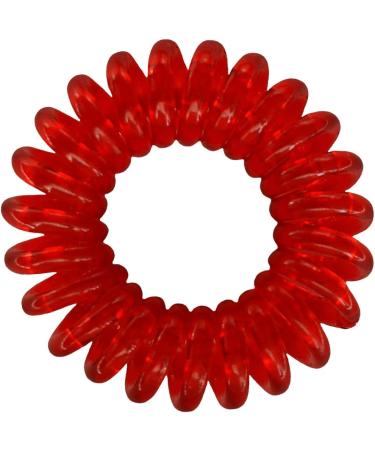 Buy Dark Red Spiral Hair Ties for Children - Rubber Braid Accessories - 2 Pack on SB Card - Buy Online on GoSupps.com