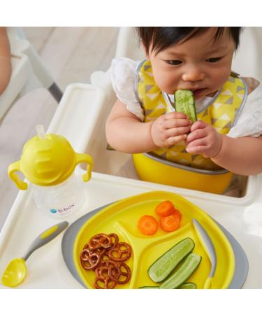 b.box 4 in 1 Baby Feeding Set - Sippy Cup, Cutlery Set, Divided Plate - BPA Free, Dishwasher Safe - Ocean Breeze - for Toddlers & Babies 6m - Buy Online on GoSupps.com