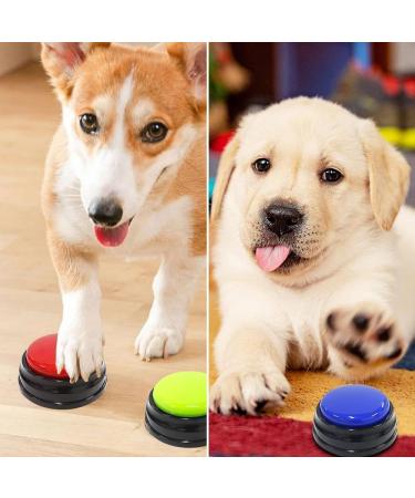Lufeis Dog Training Bells - 4 Pack Recording Buzzers for Potty Communication & Cleanliness Training - Interactive Pet Doorbell Buttons - Buy Online on GoSupps.com