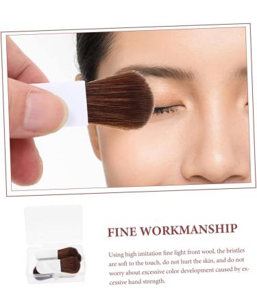 FRCOLOR 1set Blush Brush Facial Makeup Brush Travel Makeup Brush Mini Brush Lady Makeup Tools Mini Blush Cheekbones Brush Flawlessly Contours Brush Plastic Handle Cosmetic Thumb White Miss - Buy Online on GoSupps.com