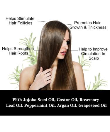 YZXFC Rosemary castor oil vegetable hair essential oil Repair rough dry damaged hair - Buy Online on GoSupps.com