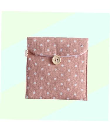 Beavorty Menstrual Pouch Napkin Storage Bag | Pink Secret Purse Holder - Buy Online on GoSupps.com