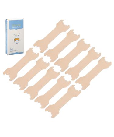 10pcs Nasal Strips for Snoring Clears Air Way to Breathe Better Sleep Right Snore Less Stuffy Nose Relief for Relieve Nasal Congestion Runny Anti Snoring Solution Snore Reducing Aids for Men Women