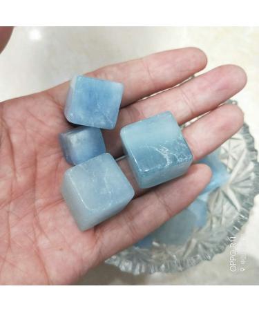 Natural Crystal Rough 100g 10-15pcs Large Particles Natural Aquamarine Quartz Crystal Specimen Lucky Crystal Love Natural s and Minerals - Buy Online on GoSupps.com