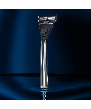 Buy Dollar Shave Club Heavy Metal Shave Kit - 6 Blade Razor Handle Refills & Cover | Precision Shaving & Grooming Set for Ultimate Shave Experience - Buy Online on GoSupps.com
