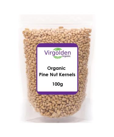 Organic Pine Nut Kernels 100g by Virgolden Organic