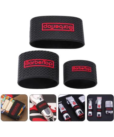 FRCOLOR 3 Pieces Hair Trimmer Cover Hairdressing Salon Clipper Grips Barber Gripper Silicone Clipper Handle Clipper Accessories Barber Grips Trimmer Grip Clipper Bands Hair Trimmer - Buy Online on GoSupps.com
