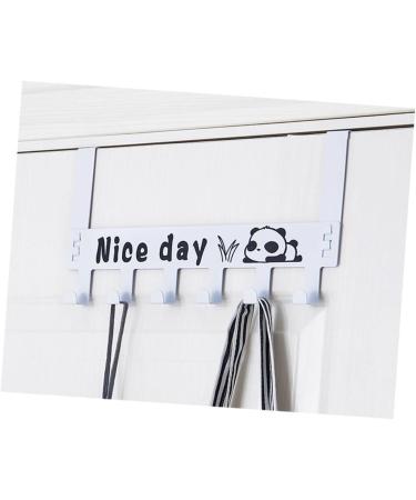 Cabilock Over Door Clothes Hanger Rack Hat Rack Coat Hook Racks Storage Rack Door Hook Door Frame Indoor medium White - Buy Online on GoSupps.com