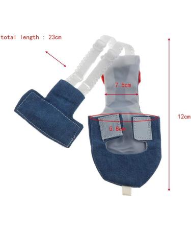 Tenlacum Parrot Diapers - Perfect for Green Cheeks Amazons & Eclectus | Denim S - Shop Internationally! - Buy Online on GoSupps.com