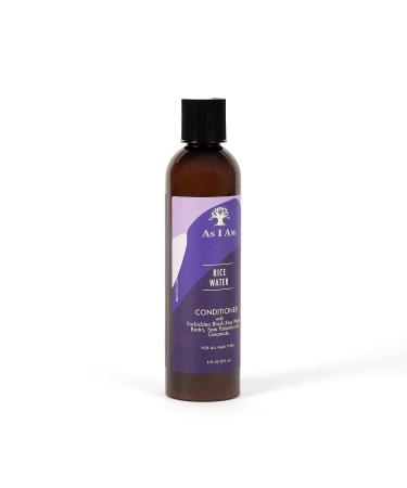 As I Am Rice Water Conditioner - 8oz | Forbidden Black Rice, Copper Tripeptide, Biotin | Instant Hydration - Vegan & Cruelty Free - Buy Online on GoSupps.com