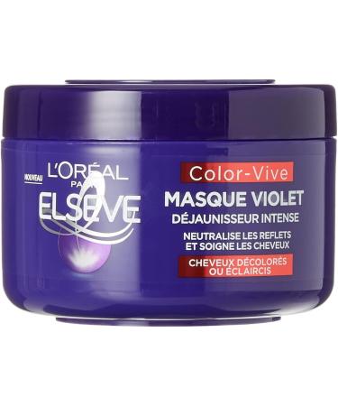 L'Or al Paris - Elseve Color-Vive - Intense De-Yellowing Mask Purple for Bleached / Lightened Hair 250 ml - Buy Online on GoSupps.com