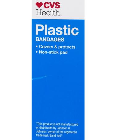 Buy CVS Health Plastic Bandages 3/4x3 in. - 60CT | Durable Flexible & Ideal for All Skin Types - Fast International Shipping - Buy Online on GoSupps.com
