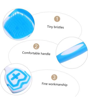 Healeved Tongue Cleaning Brush - 6 STK Metal Tongue Cleaner for Adults | Effective Oral Care Tools for Fresh Breath | Durable Nanoplastic Design | 19.5x3x0.6cm - Buy Online on GoSupps.com