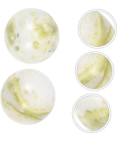 Buy Healvian Jade Massage Balls - 3 Set Gymnasium Hand Therapy Balls for Relaxation & Wellness - Buy Online on GoSupps.com