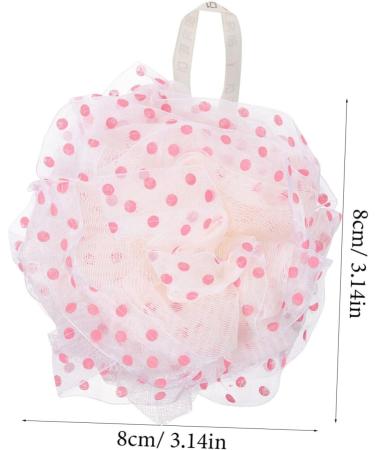 2pcs Exfoliating Bath Ball & Shower Pouf - Mesh Scrubber Sponge for Body Cleaning | Ideal for Girls - Bath Loofah Set - Buy Online on GoSupps.com