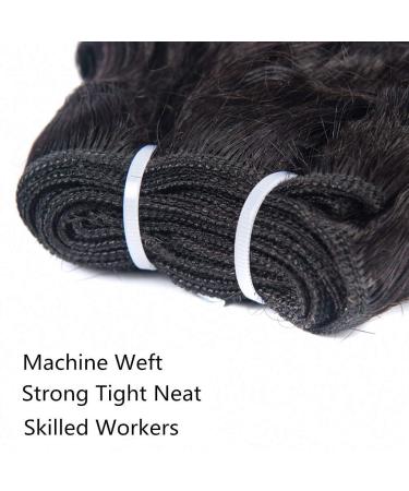 10A Grade Brazilian Water Wave 8 Inch 50g/pc Human Hair Weave - Pack of 4 - Buy Online on GoSupps.com