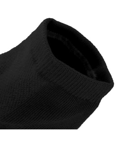 Gel Heel Socks - Moisturizing Silicone Foot Care for Pain Relief - Universal Black Heel Socks - Buy Online on GoSupps.com