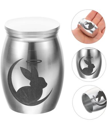 BESPORTBLE 4pcs Rabbit Urn Urns Small Pet Urn Bunny Mini Urn Metal Pet Urn Memorials Pet Urn Stainless Steel 4.00X3.00X3.00CMx4pcs Silverx4pcs - Buy Online on GoSupps.com