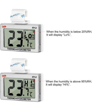 Reptile Digital Thermometer & Hygrometer for Tanks & Terrariums - Silver - Buy Online on GoSupps.com