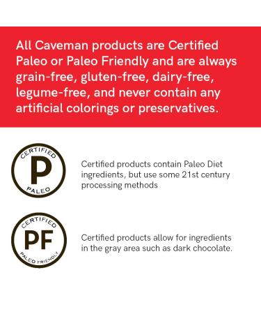 Caveman Foods Protein Bars - Chocolate Salted Caramel (12 Bars, 1.52 oz Each) - Buy Online on GoSupps.com
