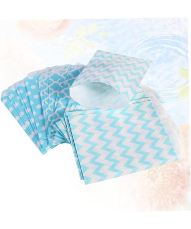 SKISUNO Candy Bag 24pcs Candy Shape Container Paper Mixed Party Patterns Wavy Wedding Blue Dot Bags Birthday Striped Sacks - Buy Online on GoSupps.com